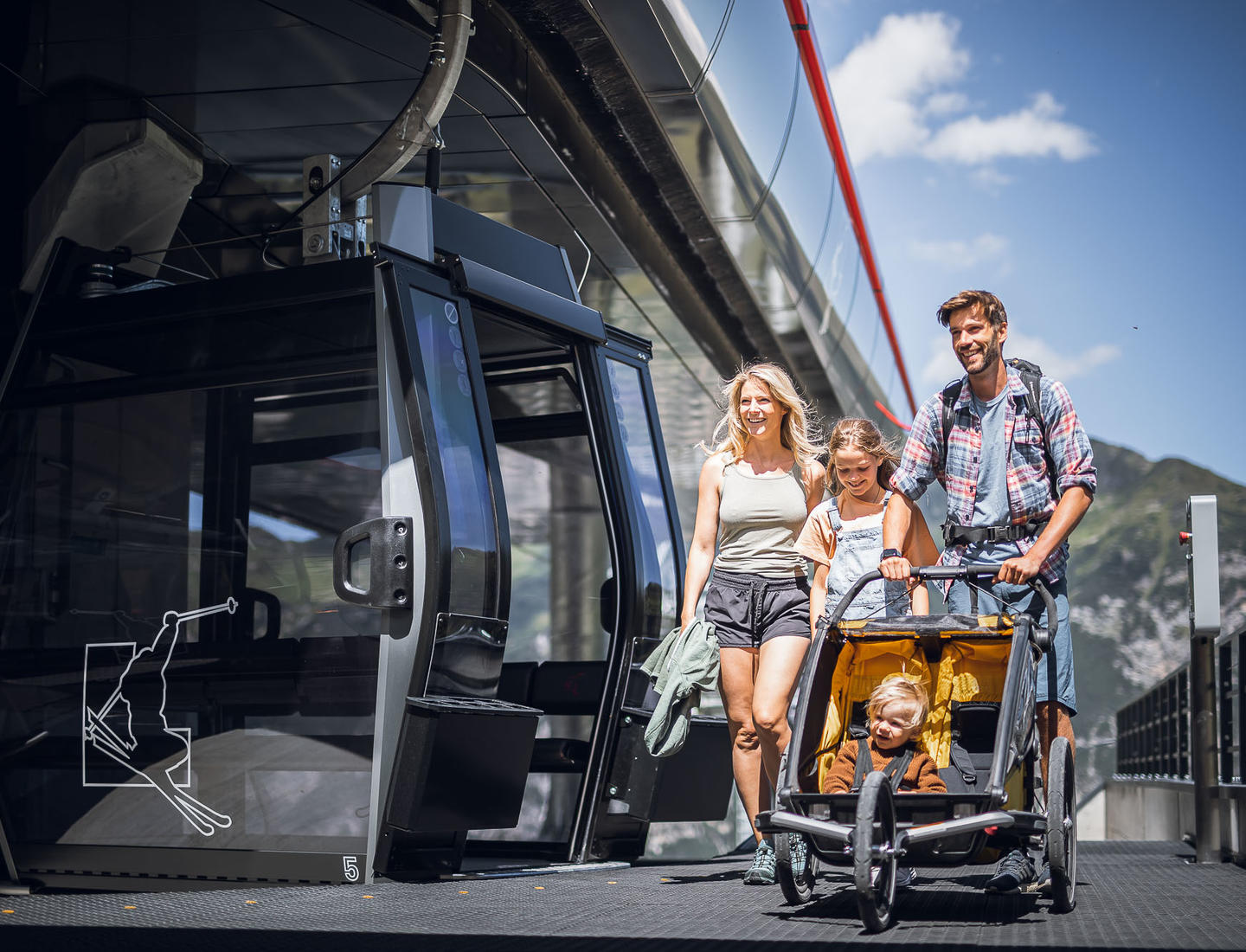 Neue 10er Kabinenbahn Ladurns