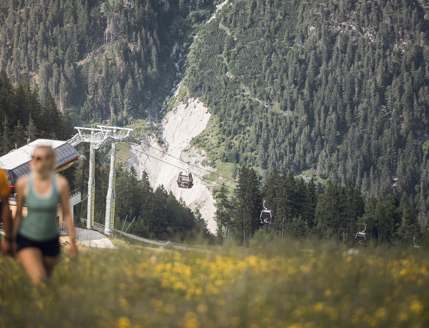 Neue 10er Kabinenbahn Ladurns